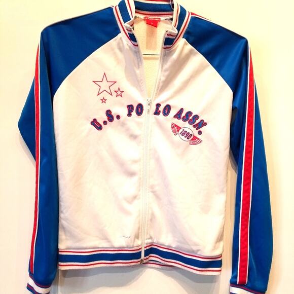 US Polo Assn. Kids Athletic Jacket Size M /8 - Picture 1 of 6